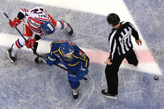 Ice hockey. Channel One Cup. Sweden vs. Czech Republic