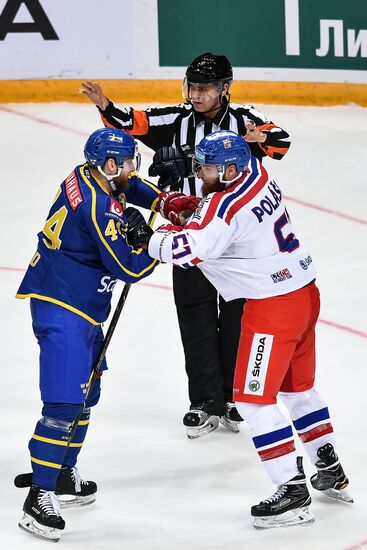 Ice hockey. Channel One Cup. Sweden vs. Czech Republic
