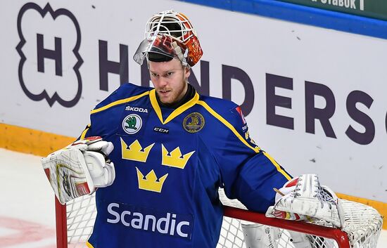 Ice hockey. Channel One Cup. Sweden vs. Czech Republic