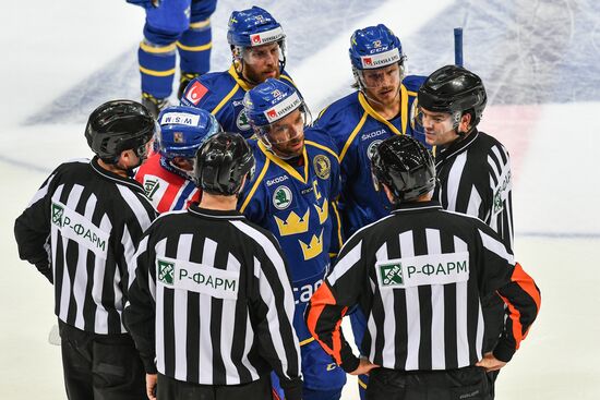Ice hockey. Channel One Cup. Sweden vs. Czech Republic