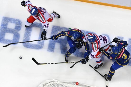 Ice hockey. Channel One Cup. Sweden vs. Czech Republic