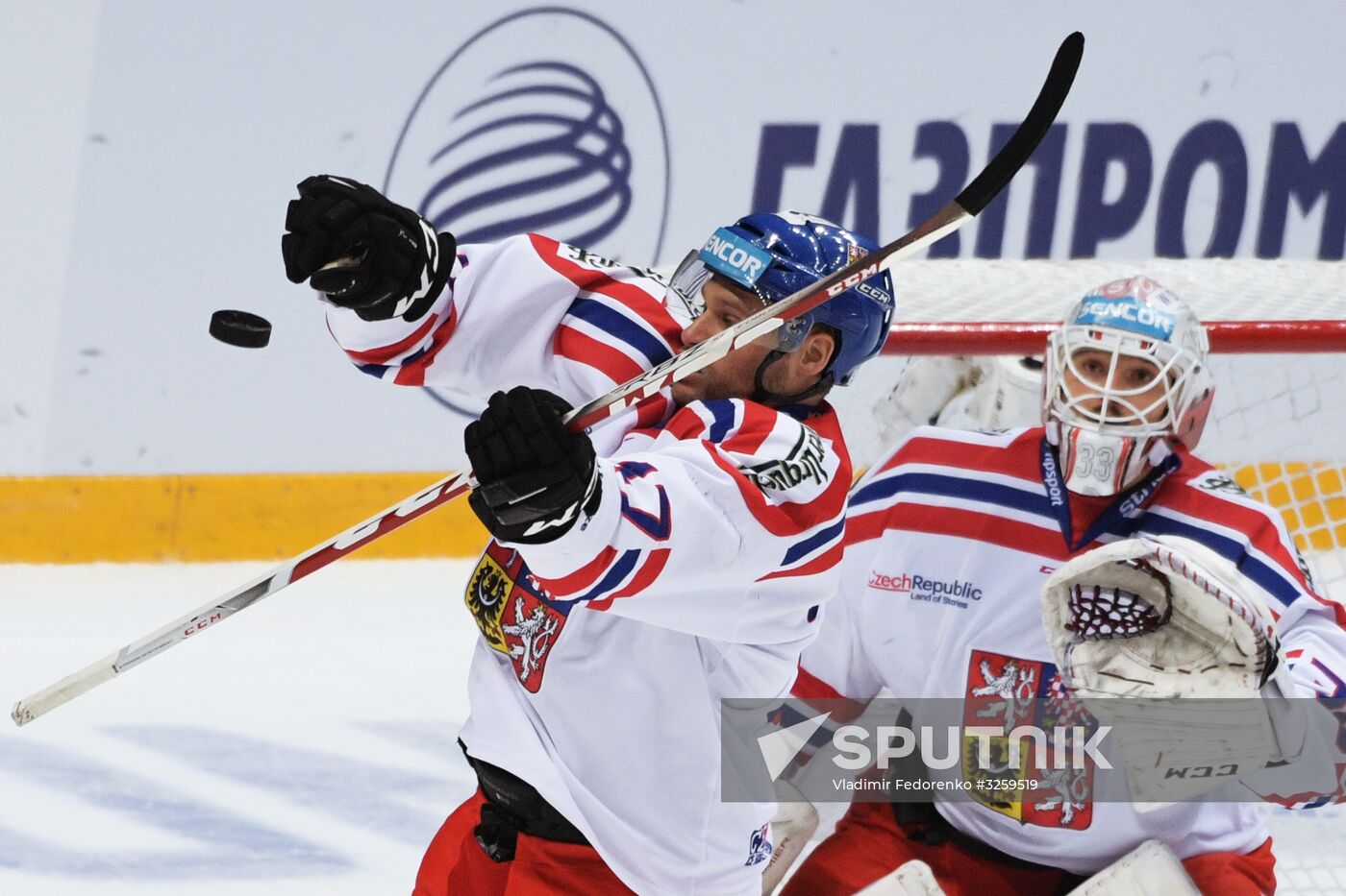 Ice hockey. Channel One Cup. Sweden vs. Czech Republic