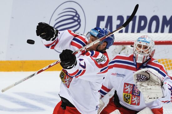 Ice hockey. Channel One Cup. Sweden vs. Czech Republic