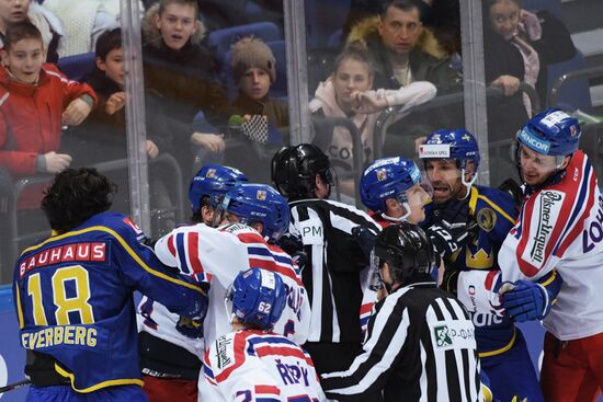 Ice hockey. Channel One Cup. Sweden vs. Czech Republic