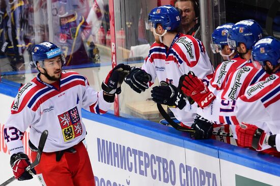 Ice hockey. Channel One Cup. Sweden vs. Czech Republic
