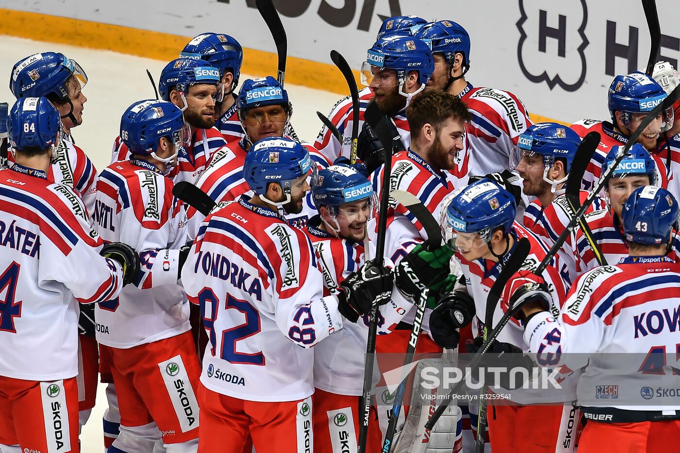 Ice hockey. Channel One Cup. Sweden vs. Czech Republic