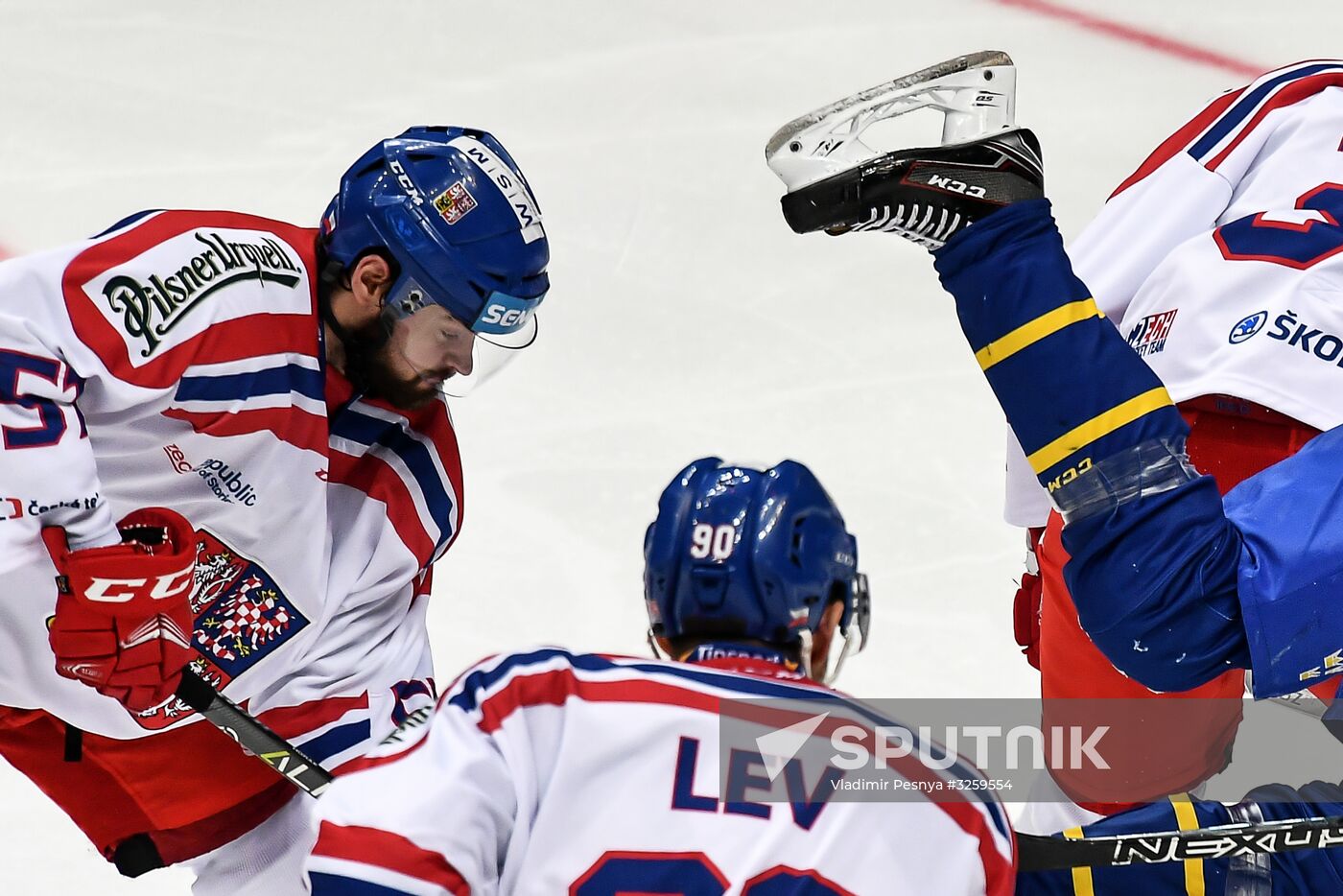 Ice hockey. Channel One Cup. Sweden vs. Czech Republic