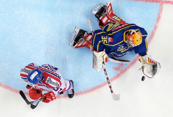 Ice hockey. Channel One Cup. Sweden vs. Czech Republic