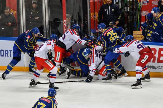 Ice hockey. Channel One Cup. Sweden vs. Czech Republic