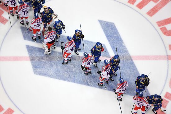 Ice hockey. Channel One Cup. Sweden vs. Czech Republic