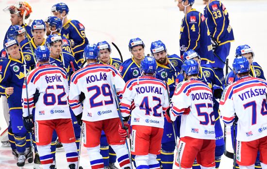 Ice hockey. Channel One Cup. Sweden vs. Czech Republic
