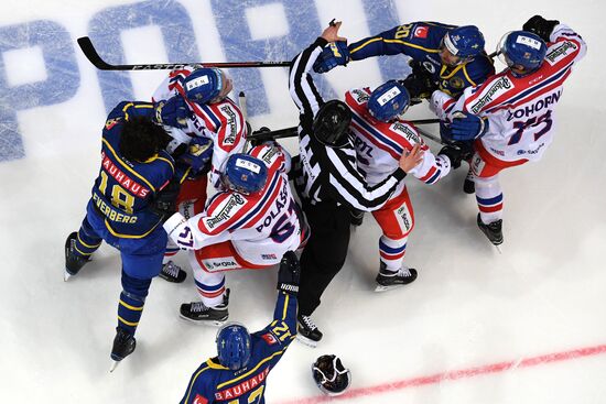 Ice hockey. Channel One Cup. Sweden vs. Czech Republic