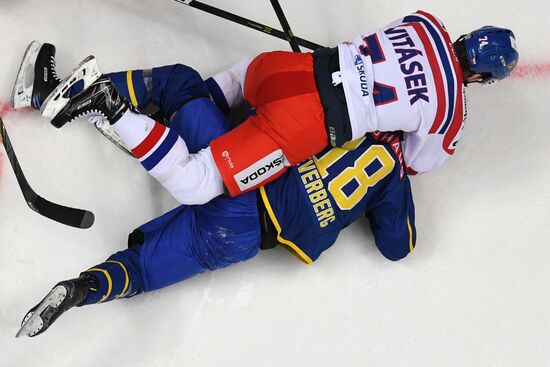 Ice hockey. Channel One Cup. Sweden vs. Czech Republic
