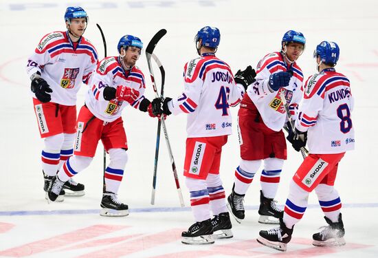 Ice hockey. Channel One Cup. Sweden vs. Czech Republic