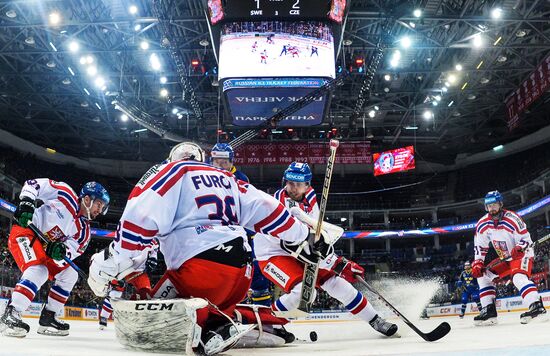 Ice hockey. Channel One Cup. Sweden vs. Czech Republic