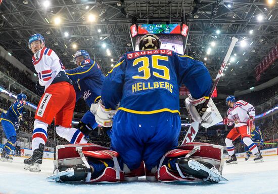 Ice hockey. Channel One Cup. Sweden vs. Czech Republic