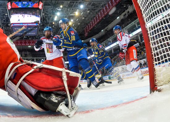 Ice hockey. Channel One Cup. Sweden vs. Czech Republic