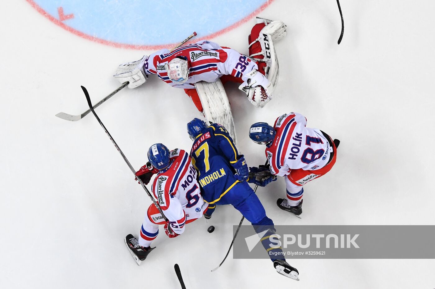 Ice hockey. Channel One Cup. Sweden vs. Czech Republic
