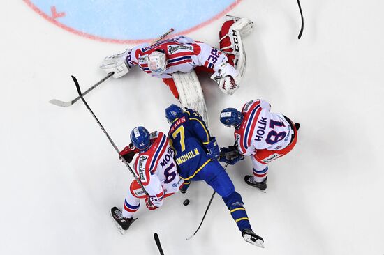 Ice hockey. Channel One Cup. Sweden vs. Czech Republic