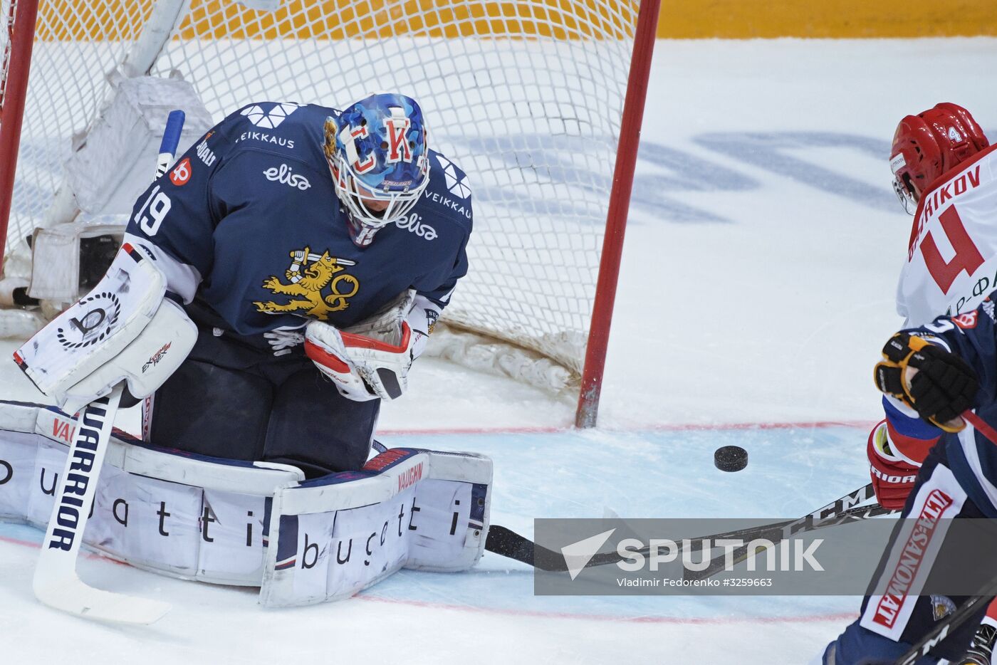 Ice hockey. Channel One Cup. Russia vs. Finland
