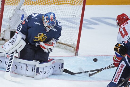 Ice hockey. Channel One Cup. Russia vs. Finland