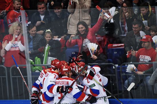 Ice hockey. Channel One Cup. Russia vs. Finland