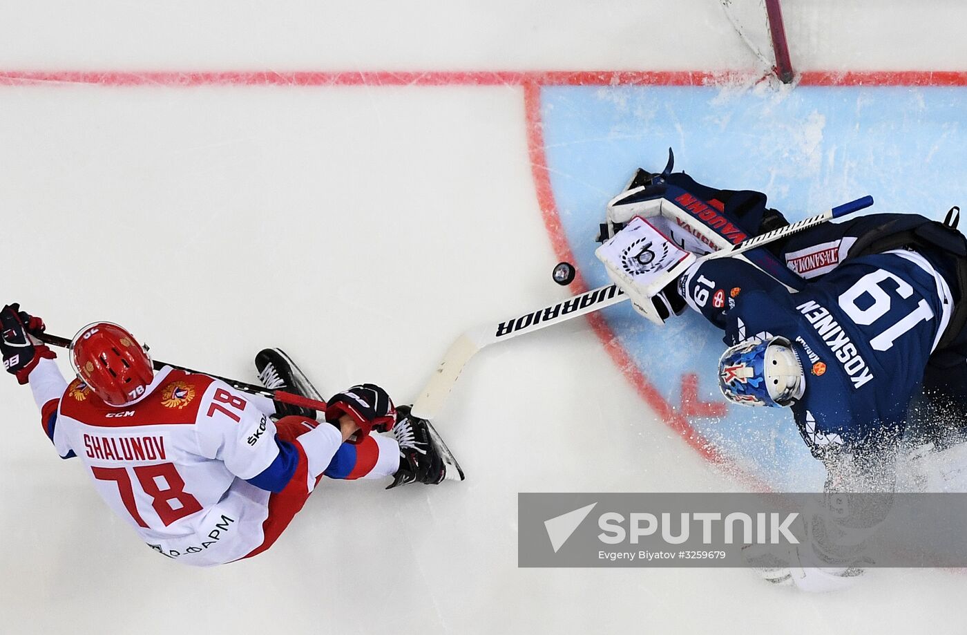 Ice hockey. Channel One Cup. Russia vs. Finland