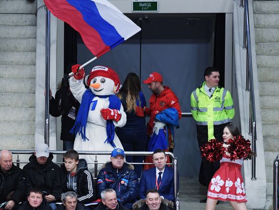 Ice hockey. Channel One Cup. Russia vs. Finland