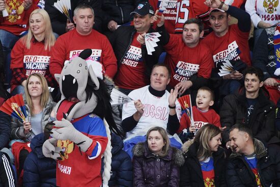 Ice hockey. Channel One Cup. Russia vs. Finland