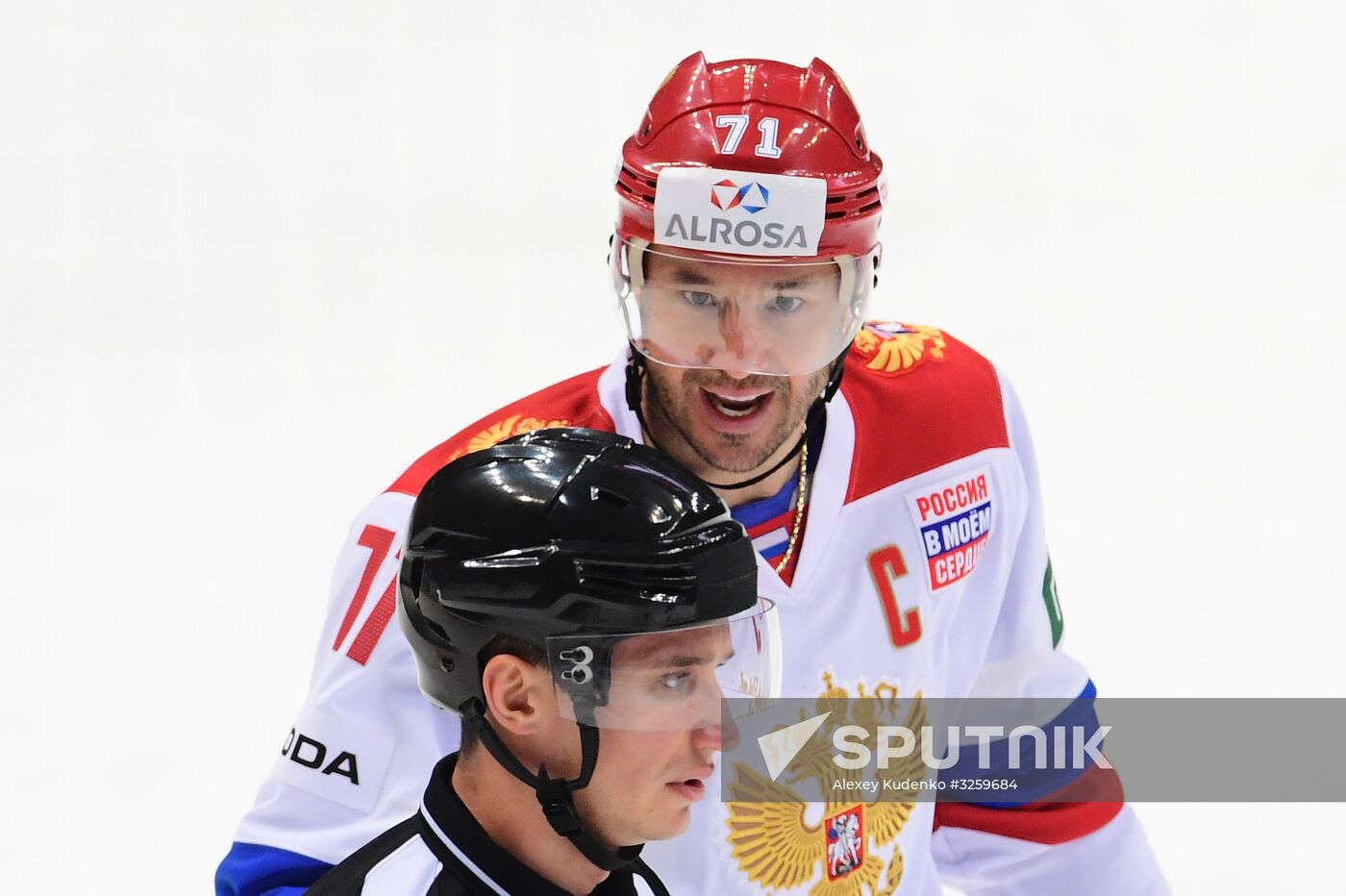 Ice hockey. Channel One Cup. Russia vs. Finland