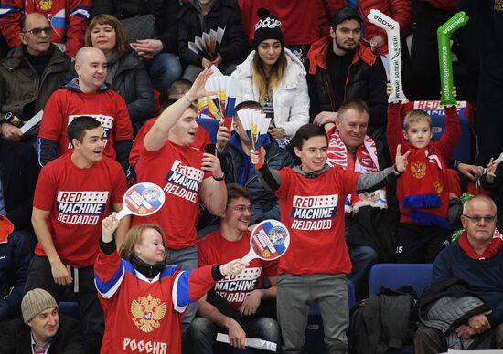 Ice hockey. Channel One Cup. Russia vs. Finland