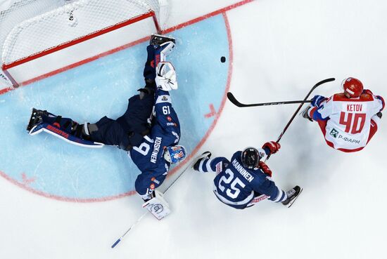 Ice hockey. Channel One Cup. Russia vs. Finland