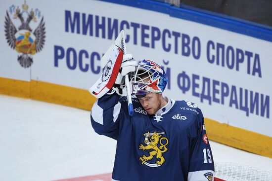 Ice hockey. Channel One Cup. Russia vs. Finland