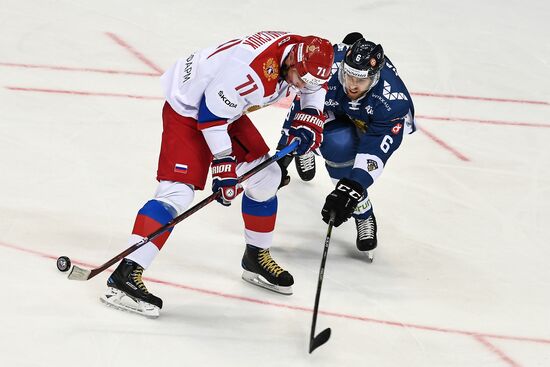 Ice hockey. Channel One Cup. Russia vs. Finland
