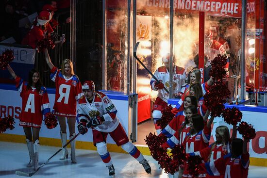 Ice hockey. Channel One Cup. Russia vs. Finland