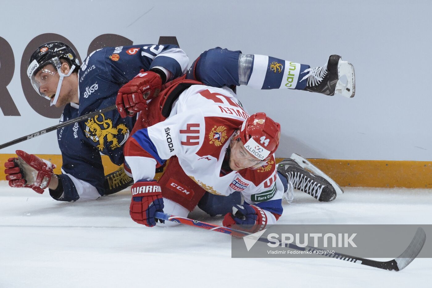 Ice hockey. Channel One Cup. Russia vs. Finland