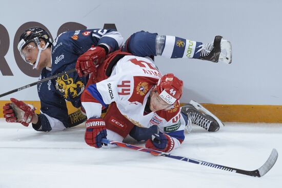 Ice hockey. Channel One Cup. Russia vs. Finland