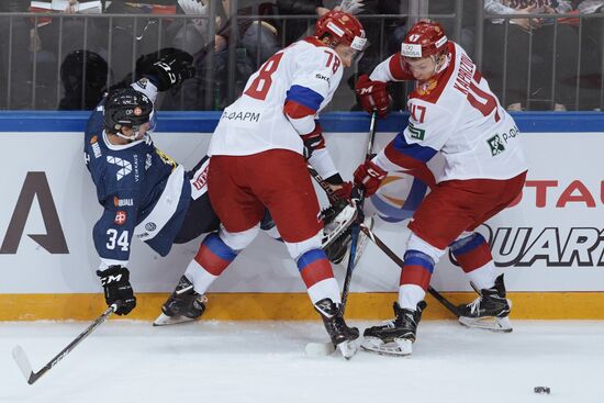 Ice hockey. Channel One Cup. Russia vs. Finland
