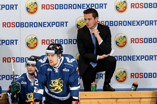 Ice hockey. Channel One Cup. Russia vs. Finland