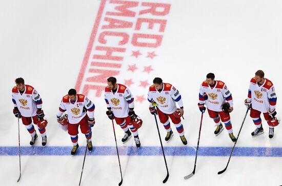 Ice hockey. Channel One Cup. Russia vs. Finland