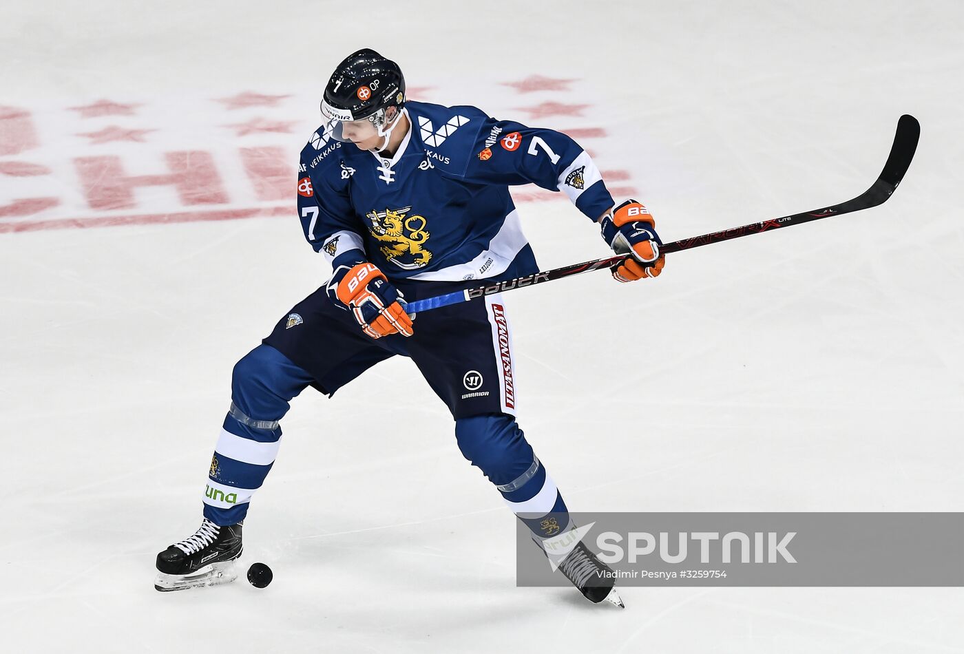 Ice hockey. Channel One Cup. Russia vs. Finland