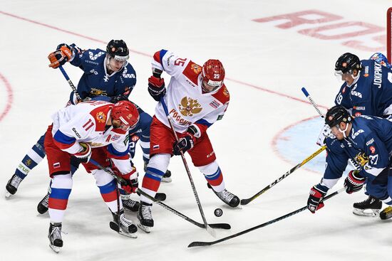 Ice hockey. Channel One Cup. Russia vs. Finland