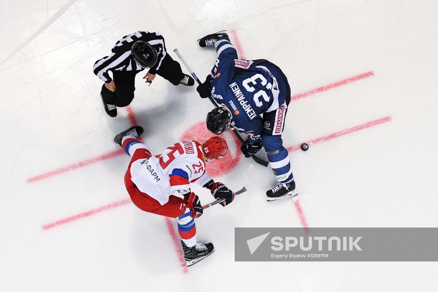 Ice hockey. Channel One Cup. Russia vs. Finland