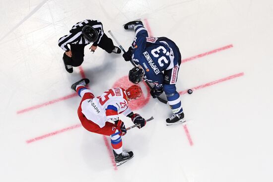Ice hockey. Channel One Cup. Russia vs. Finland