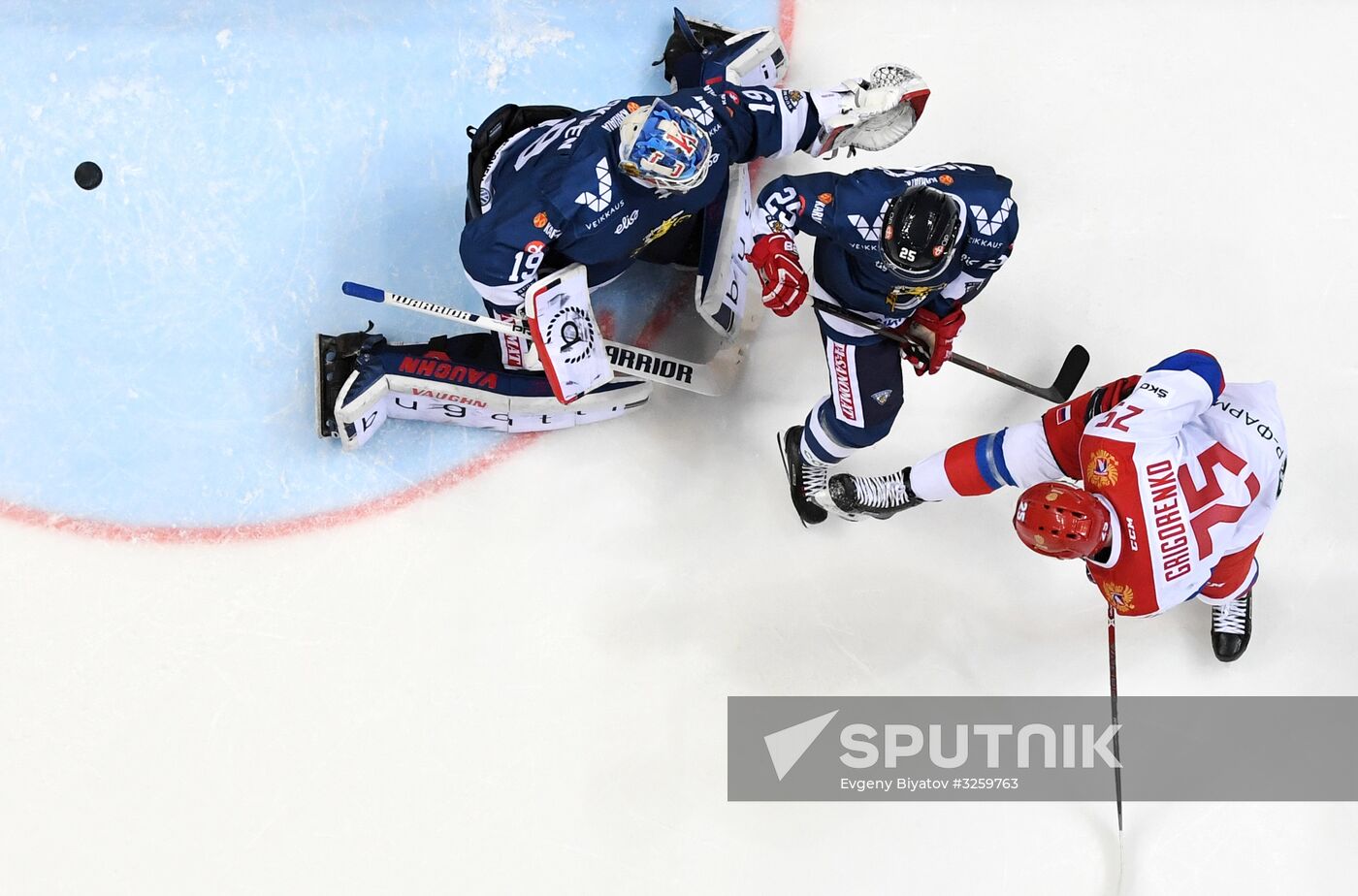 Ice hockey. Channel One Cup. Russia vs. Finland