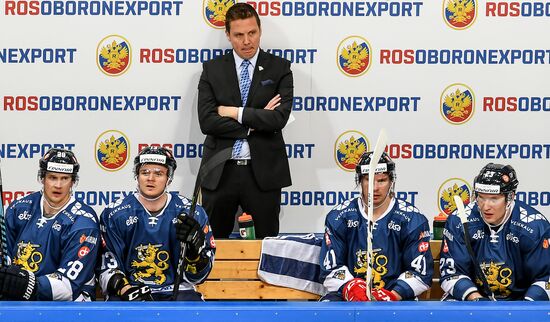 Ice hockey. Channel One Cup. Russia vs. Finland