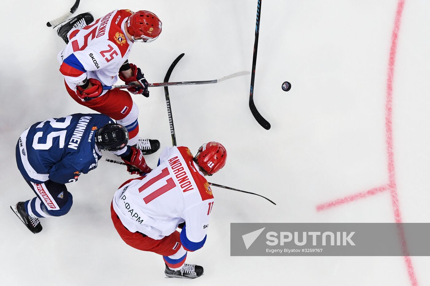 Ice hockey. Channel One Cup. Sweden vs. Czech Republic
