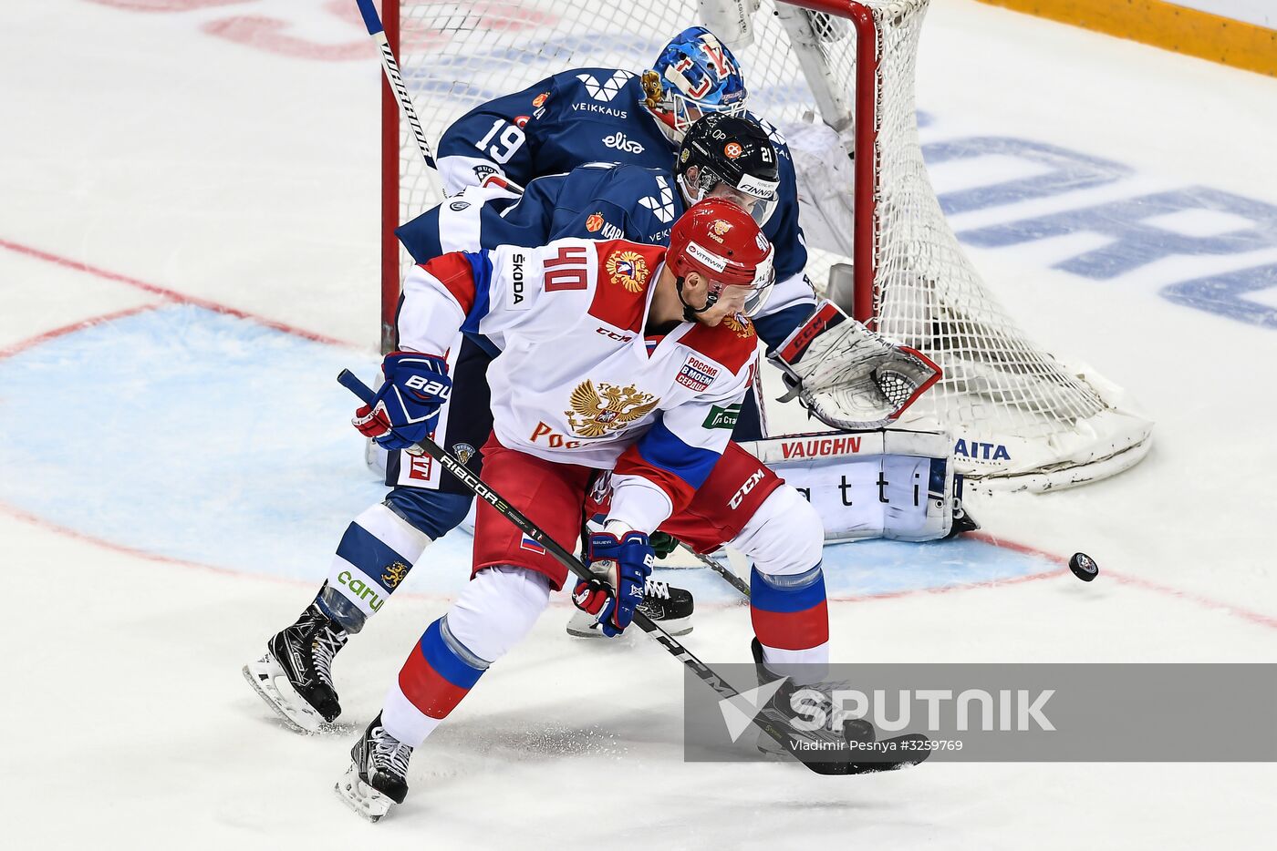 Ice hockey. Channel One Cup. Sweden vs. Czech Republic