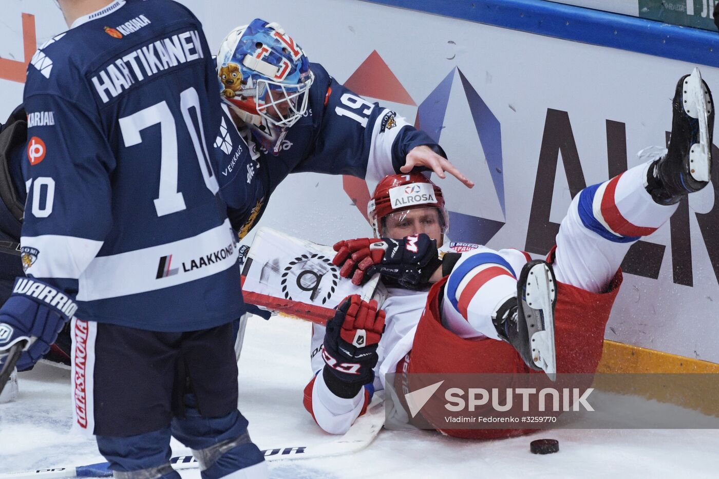 Ice hockey. Channel One Cup. Sweden vs. Czech Republic