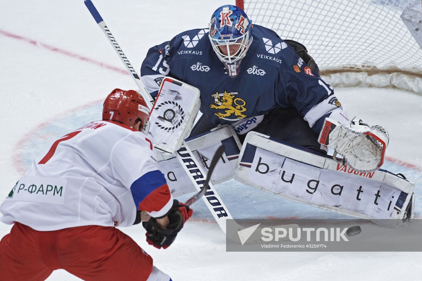 Ice hockey. Channel One Cup. Sweden vs. Czech Republic